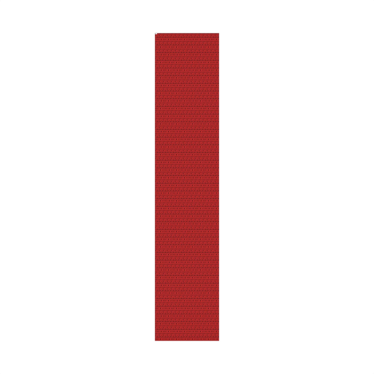 Goth Christmas Ugly Sweater Inspired, Gothmas & Kitschy Creepmas Red Eco-Friendly Holiday Gift Wrap