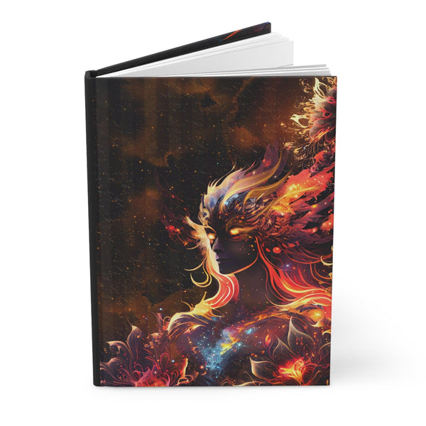 Phoenix Manifestations Journal, Dream Affirmations Notebook Hardcover Matte | lovevisionkarma.com