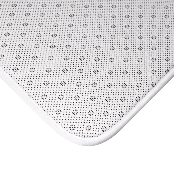 Retro Mid Century Modern Minimalistic Colorful Bath Mat