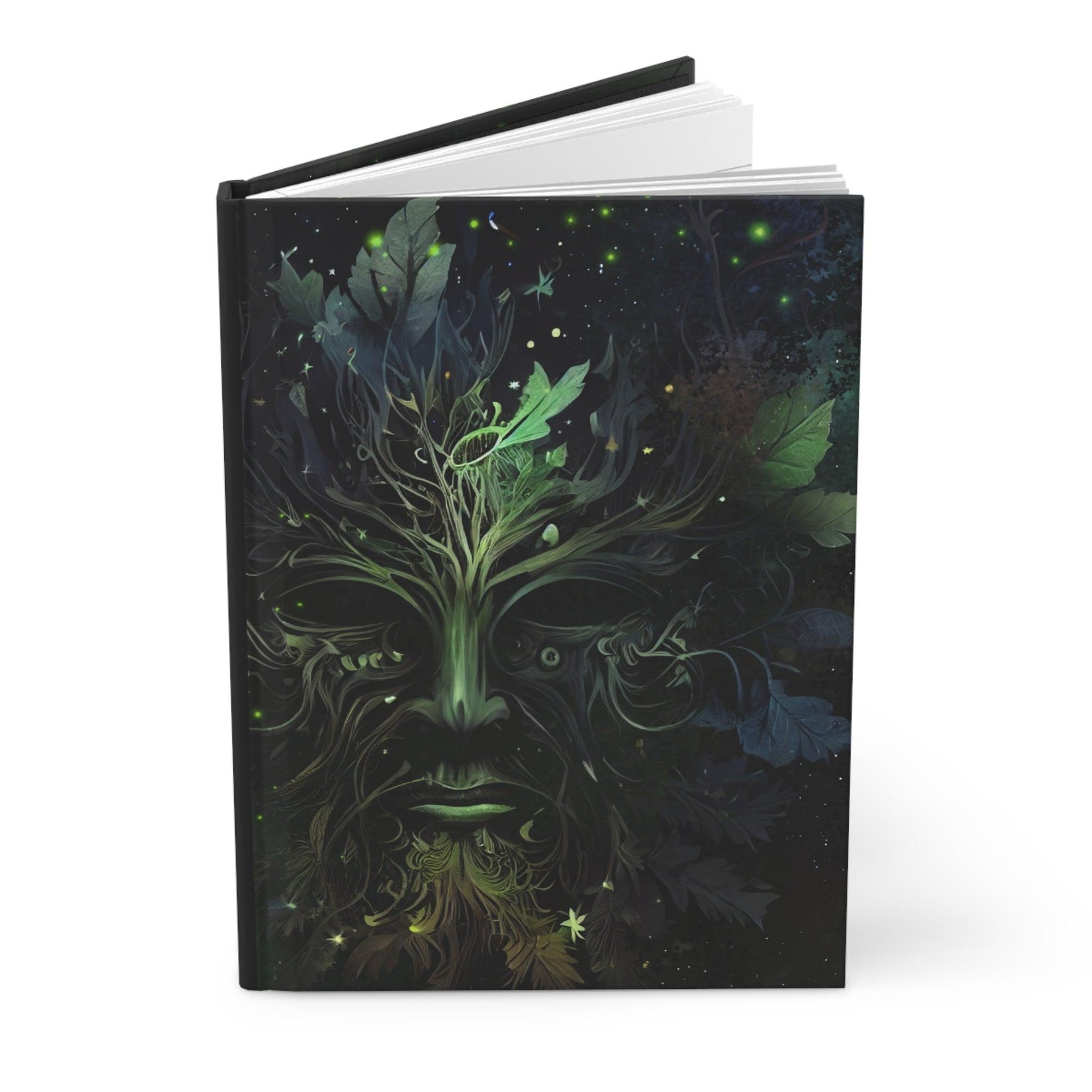 Book of Potions & Spells, Dryad Wood Nymph, Grimoire, Book of Shadows, Forest Witch Hardcover Matte Journal | lovevisionkarma.com