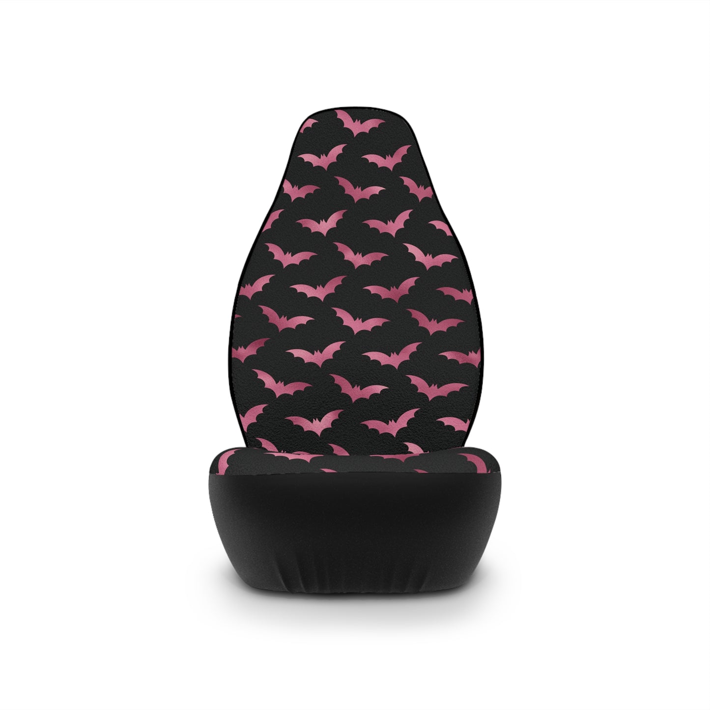 Pink Bats Glam Goth Black Car Seat Covers