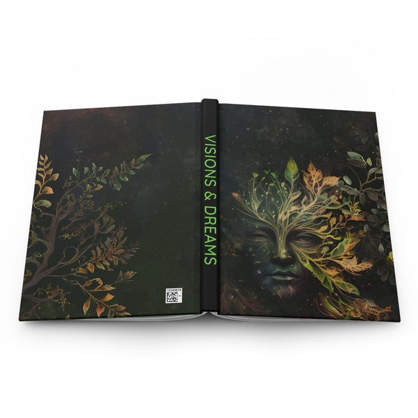 Visions and Dreams Journal, Book of Shadows, Dryad Matte Hardcover | lovevisionkarma.com
