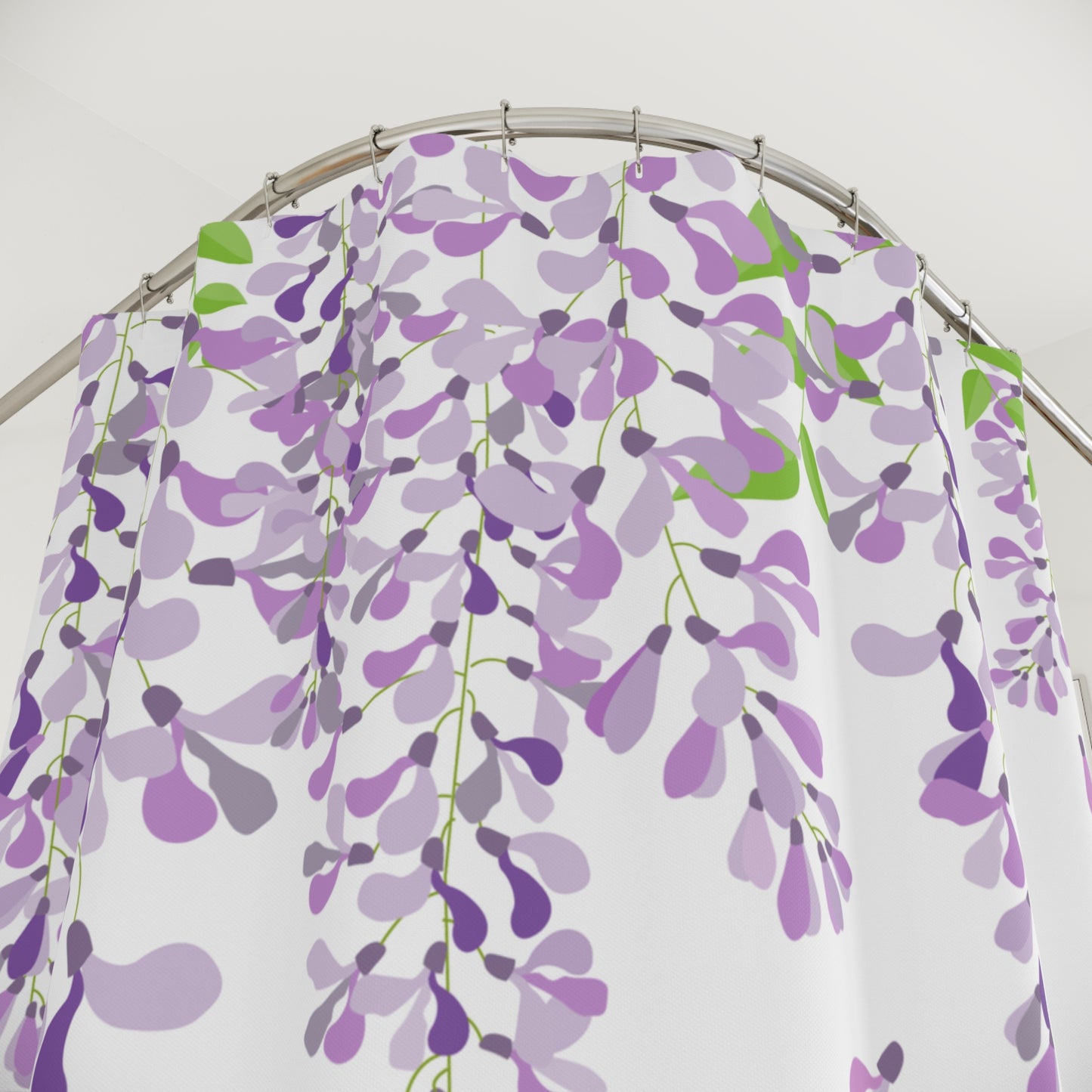 Wisteria Branches Botanical Shower Curtain