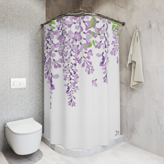 Wisteria Branches Botanical Shower Curtain