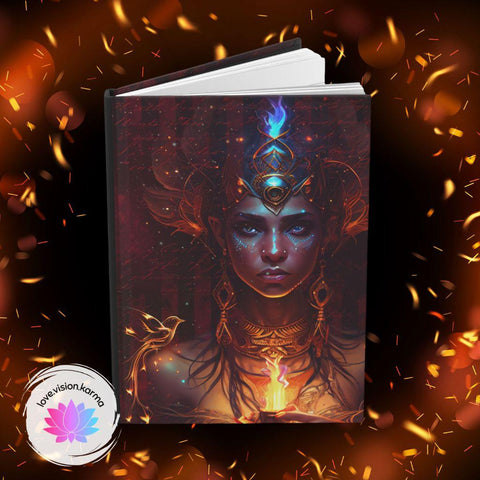 Phoenix Rise Again Journal, Manifestation, Affirmation Notebook Hardcover Matte | lovevisionkarma.com