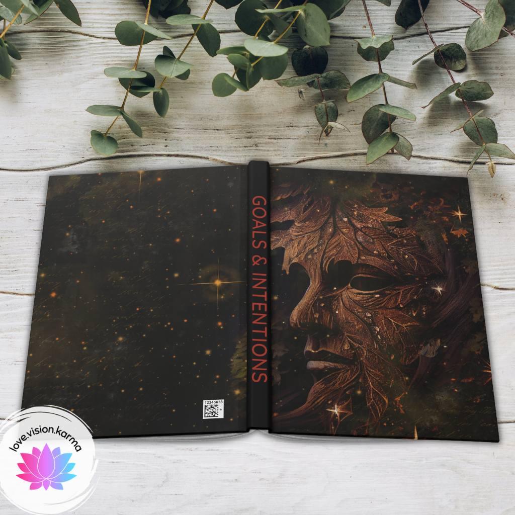 Goals & Intentions Wood Nymph, Dryad Hardcover Matte Journal | lovevisionkarma.com