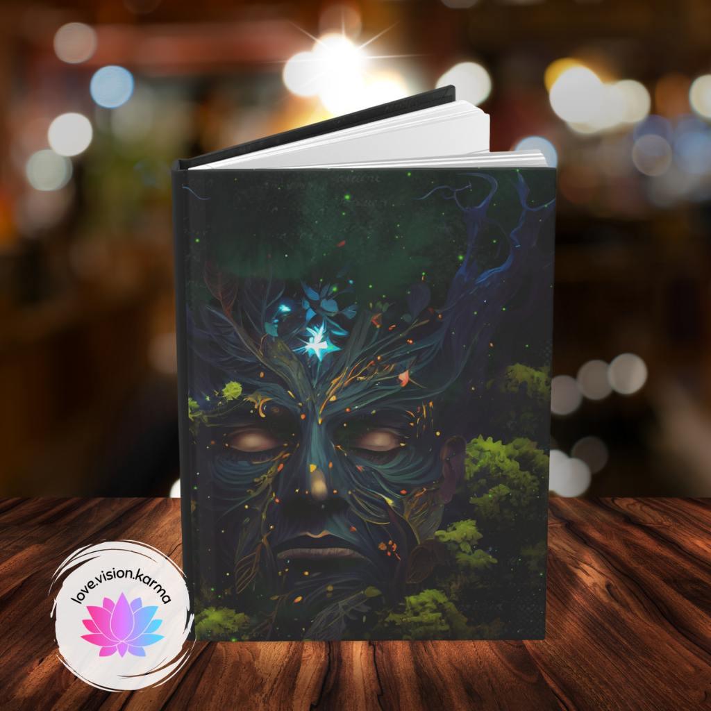 Daily Affirmations Wood Nymph Mage Warlock Dryad Hardcover Journal Matte | lovevisionkarma.com