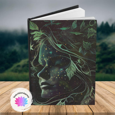 Daily Affirmations, Wood Nymph, Forest Witch Hardcover Journal Matte | lovevisionkarma.com