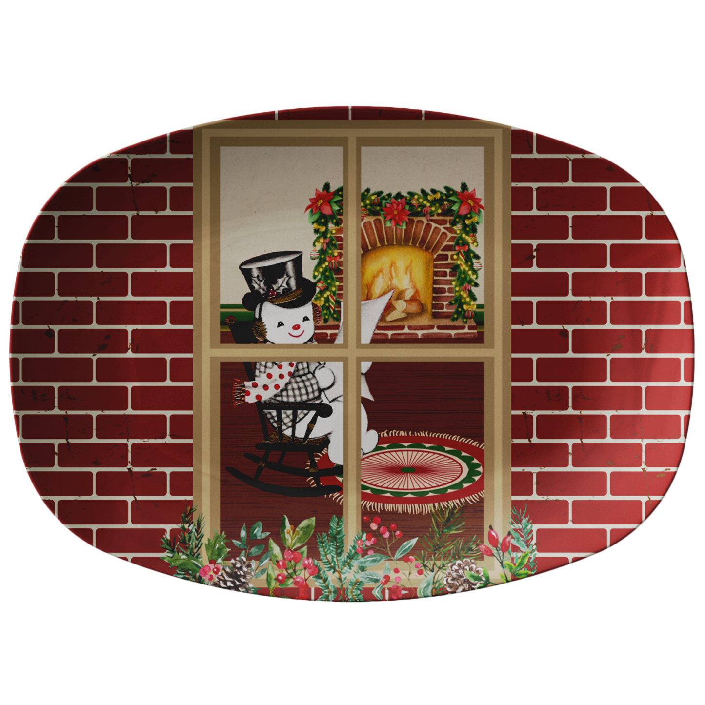 Retro_50s_Vintage_Snowman_Through_Windo_Flat_Mockup.png