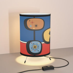 Atomic Cat Mid Century Multicolor Tabletop Tripod Accent Lamp | lovevisionkarma.com