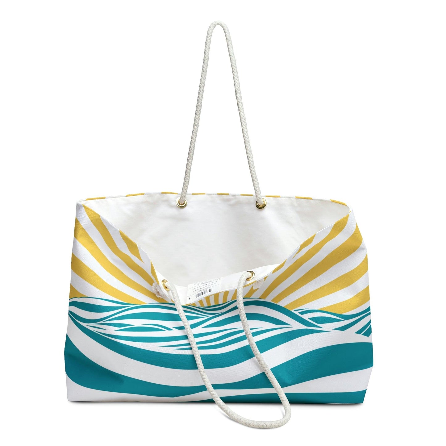 Sunrise Burst and Ocean Minimalist MCM Weekender Bag | lovevisionkarma.com