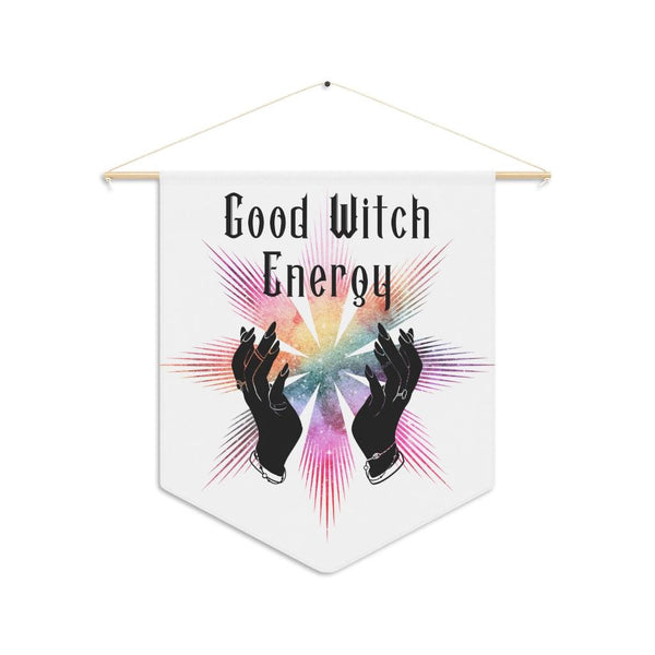 Good Witch Energy Glam Witchcore Halloween Wall Pennant | lovevisionkarma.com