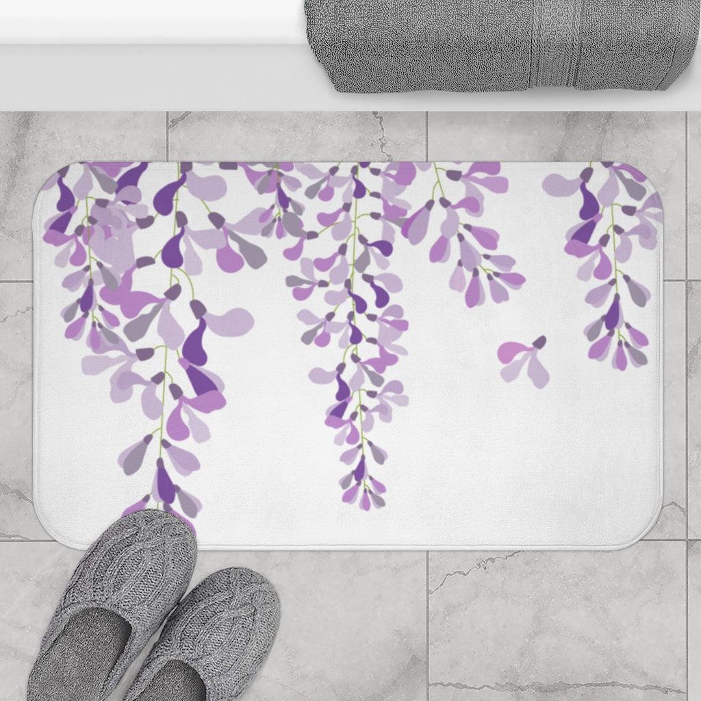 Wisteria Branches Botanical Bath Mat | lovevisionkarma.com