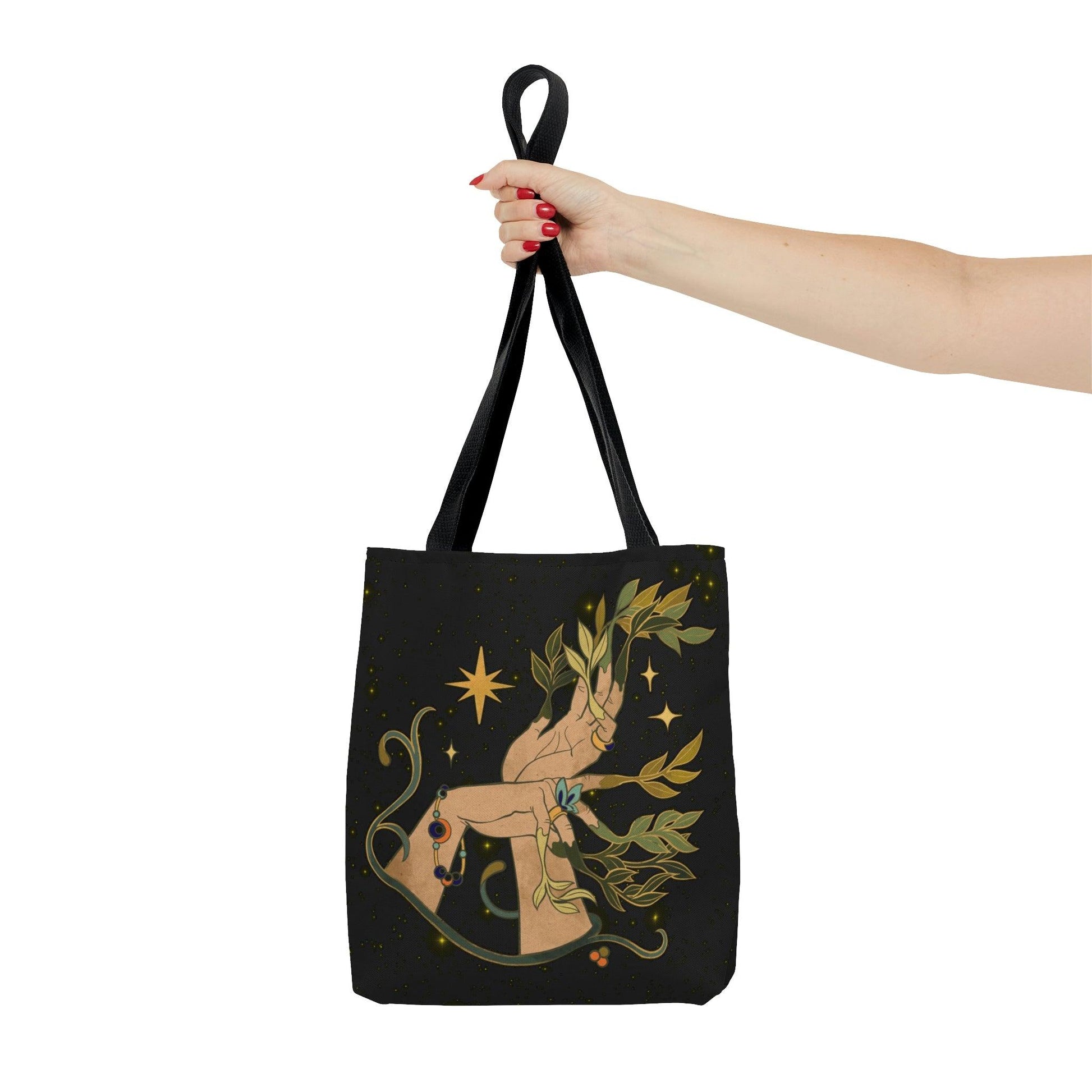 Boho Forest Nymph Celestial Mystic Tote Bag | lovevisionkarma.com