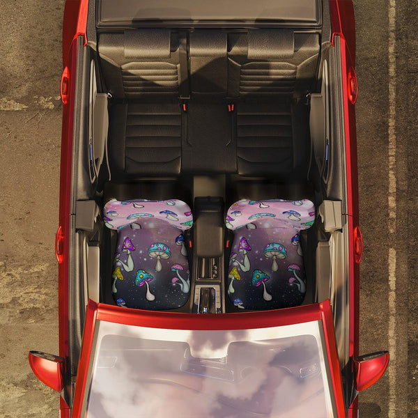 Trippy Space Mushroom Hippie Chic Car Seat Covers | lovevisionkarma.com