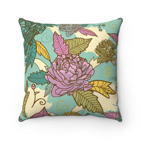 Retro Flower MCM Multicolor Pillow | lovevisionkarma.com