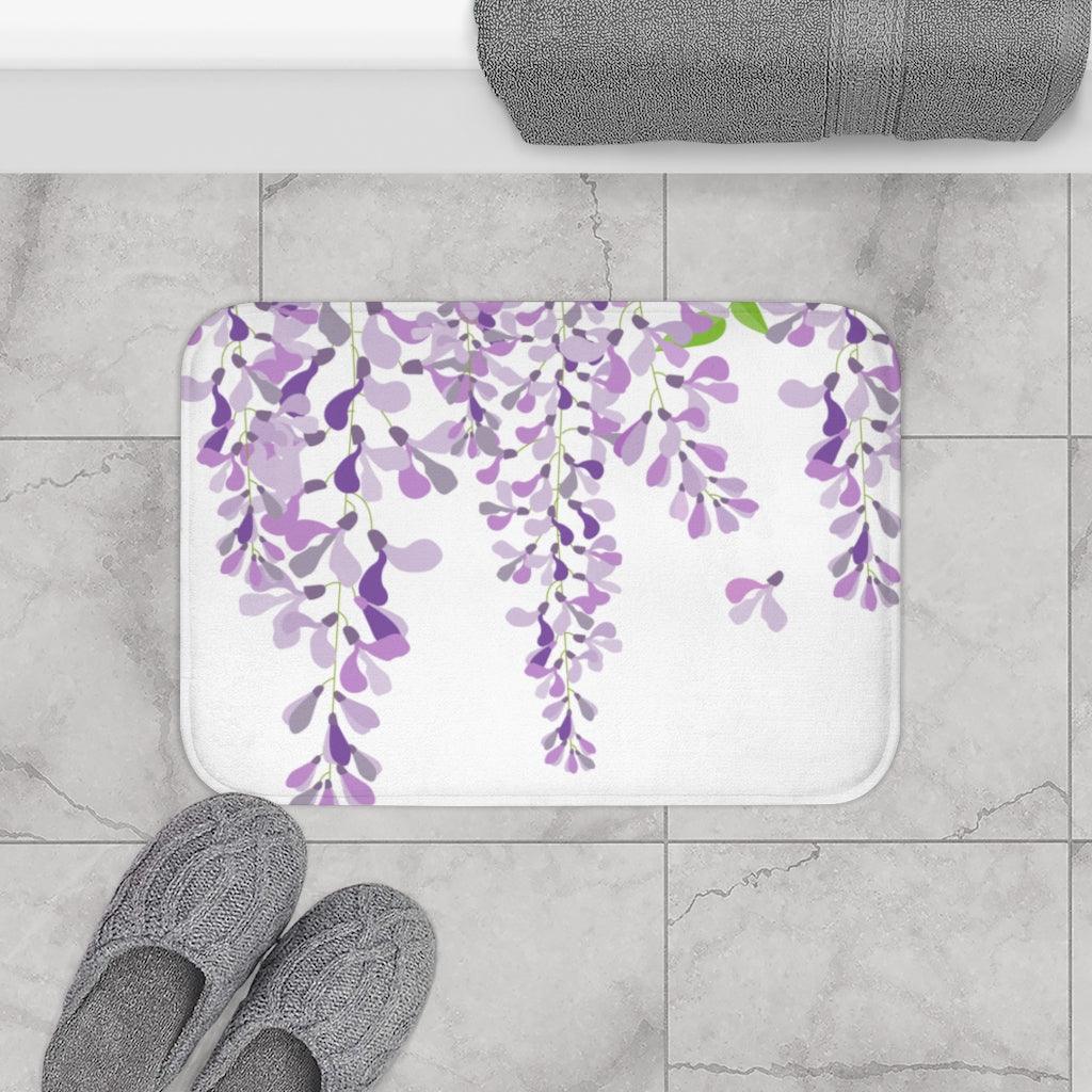 Wisteria Branches Botanical Bath Mat | lovevisionkarma.com