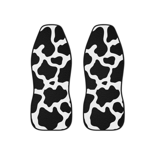 Cow Print Black & White Car Seat Covers | lovevisionkarma.com