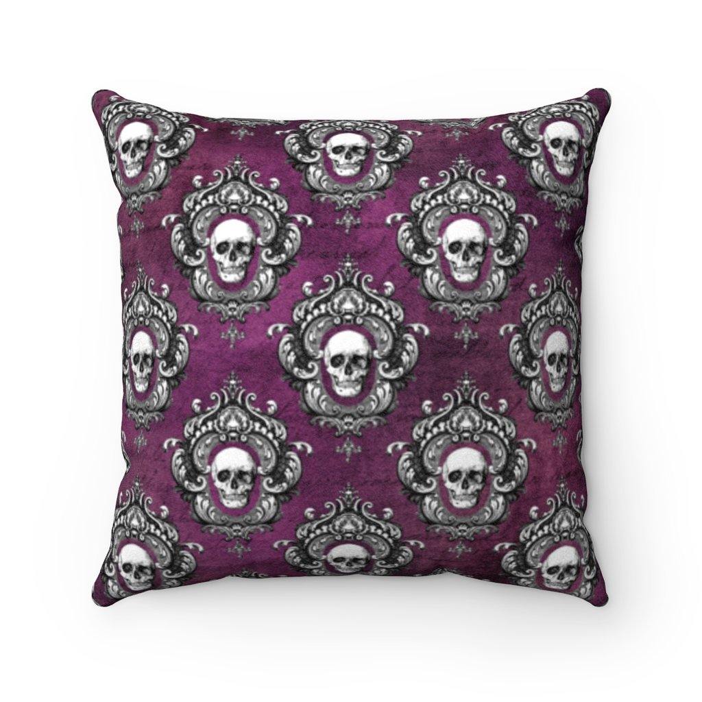 4Pack Halloween Pillow Covers 18x18 - Halloween Decorations Indoor Home Skeleton Pillow Case - Halloween Decor Spooky Gothic Throw Pillows for Goth