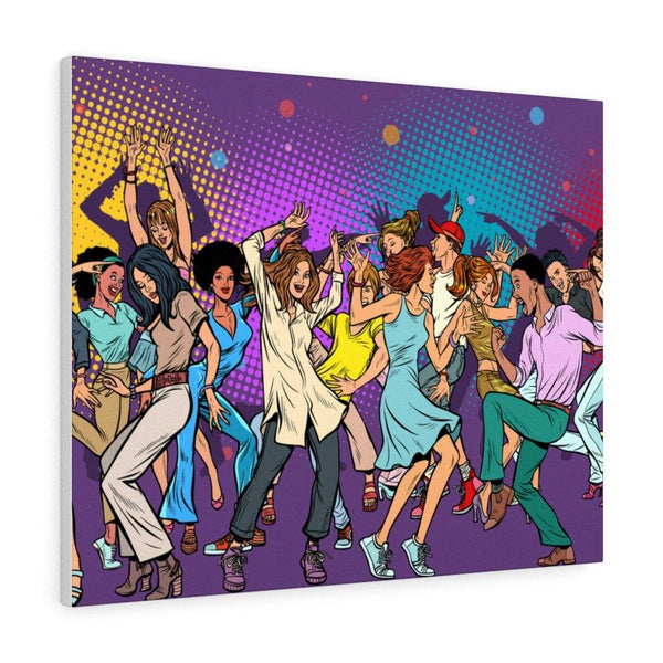 "Epic Party" Comic Pop Art Canvas Gallery Wrap | lovevisionkarma.com
