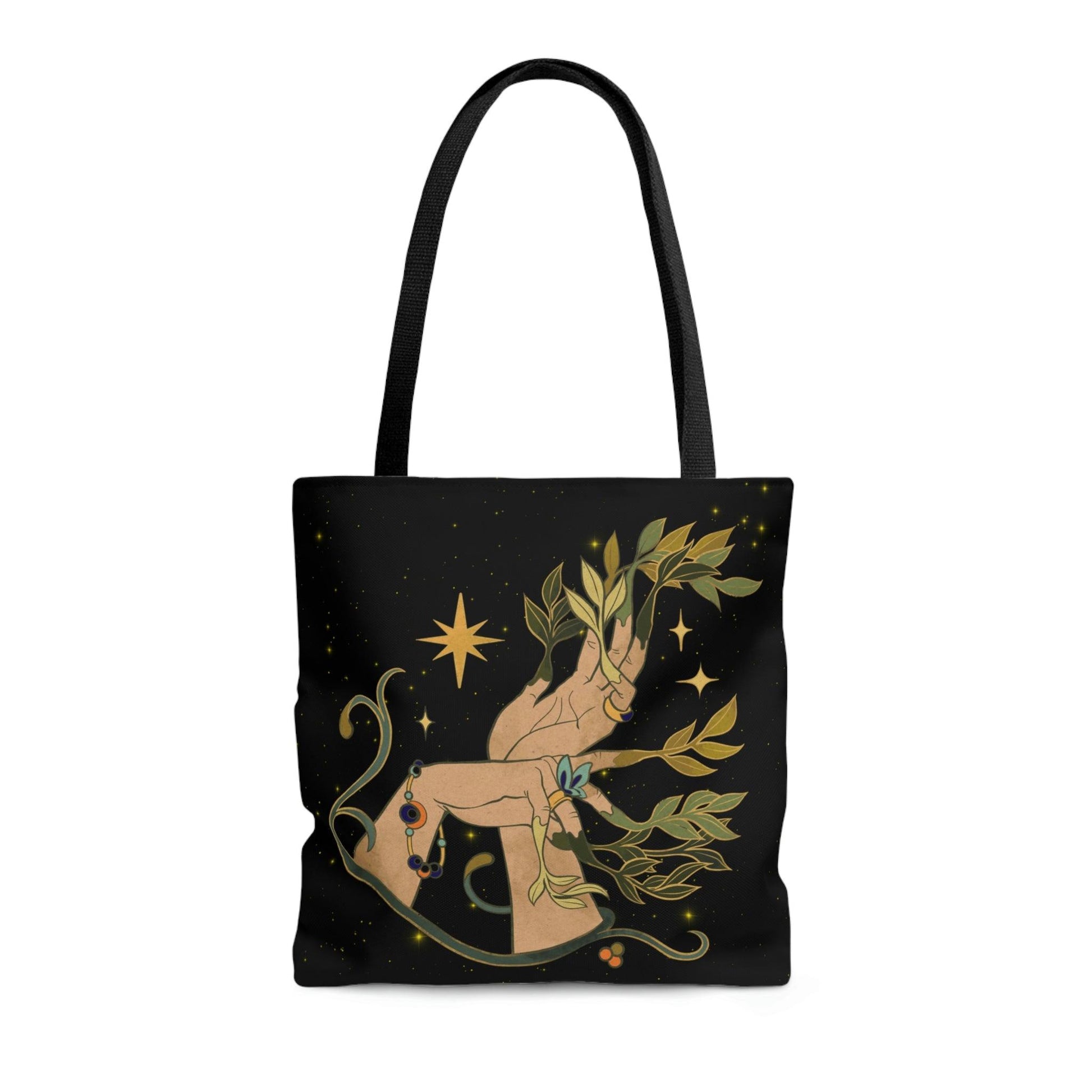 Boho Forest Nymph Celestial Mystic Tote Bag | lovevisionkarma.com