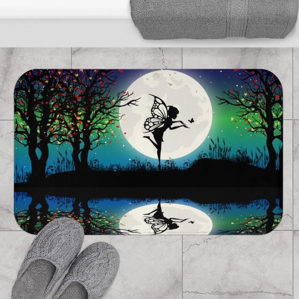 Reflections of a Fairy Whimsical Bath Mat | lovevisionkarma.com