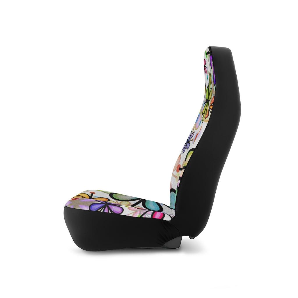 Cute Flower Floral Print Pet Car Seat Cover main image 1