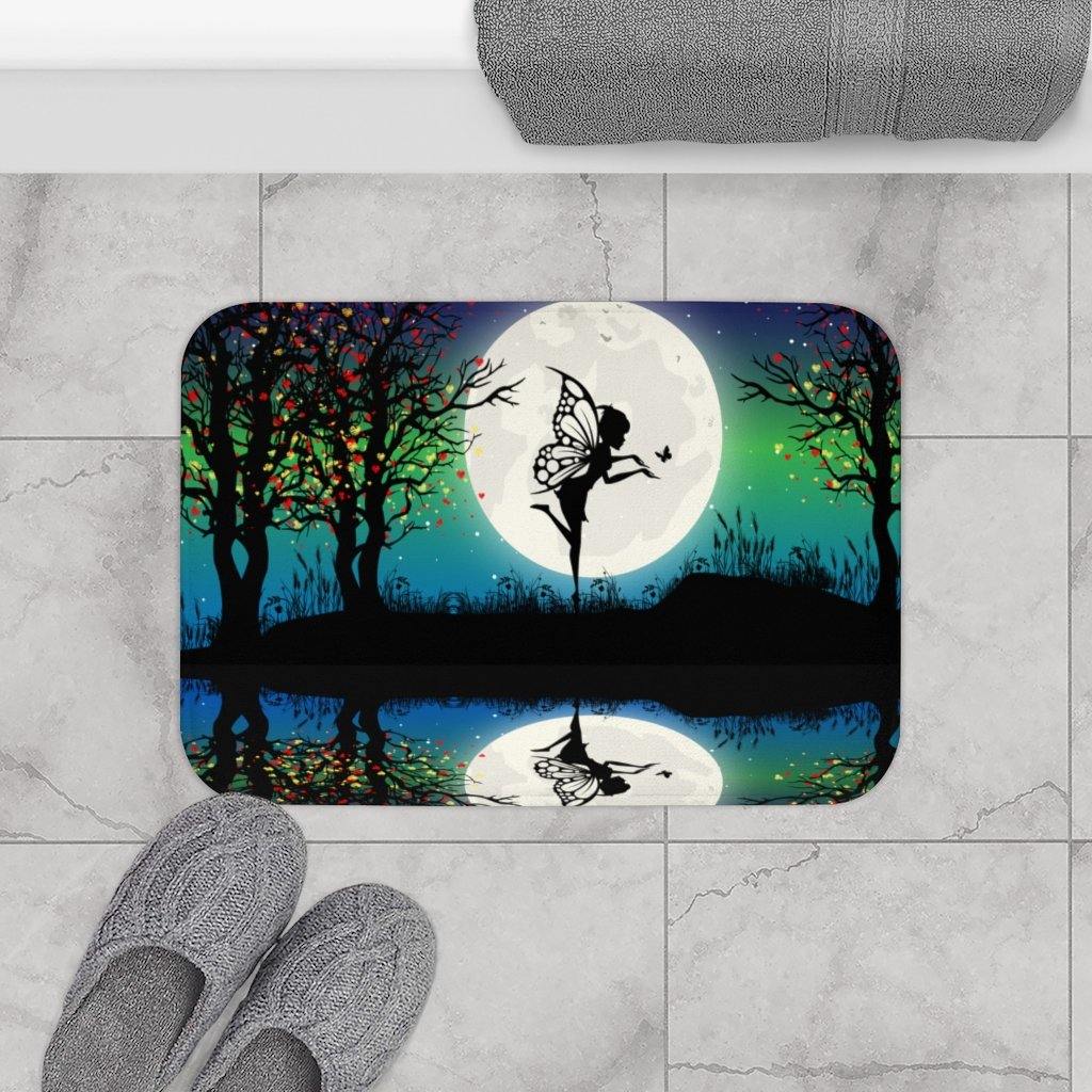 Reflections of a Fairy Whimsical Bath Mat | lovevisionkarma.com