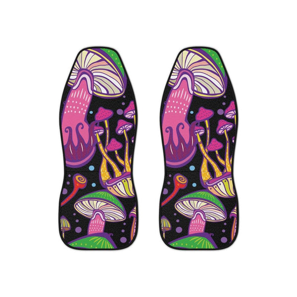 Trippy Mushrooms Colorful Boho Car Seat Covers | lovevisionkarma.com
