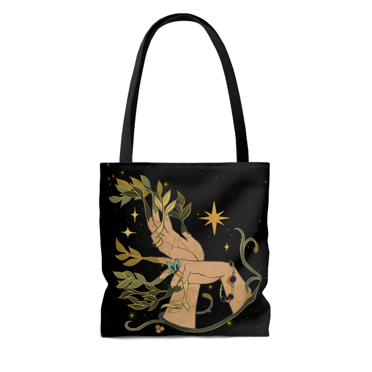 Boho Forest Nymph Celestial Mystic Tote Bag | lovevisionkarma.com