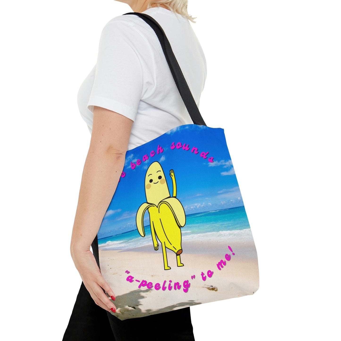 Cute Banana Kawaii Summer MCM Multicolor Tote Bag | lovevisionkarma.com